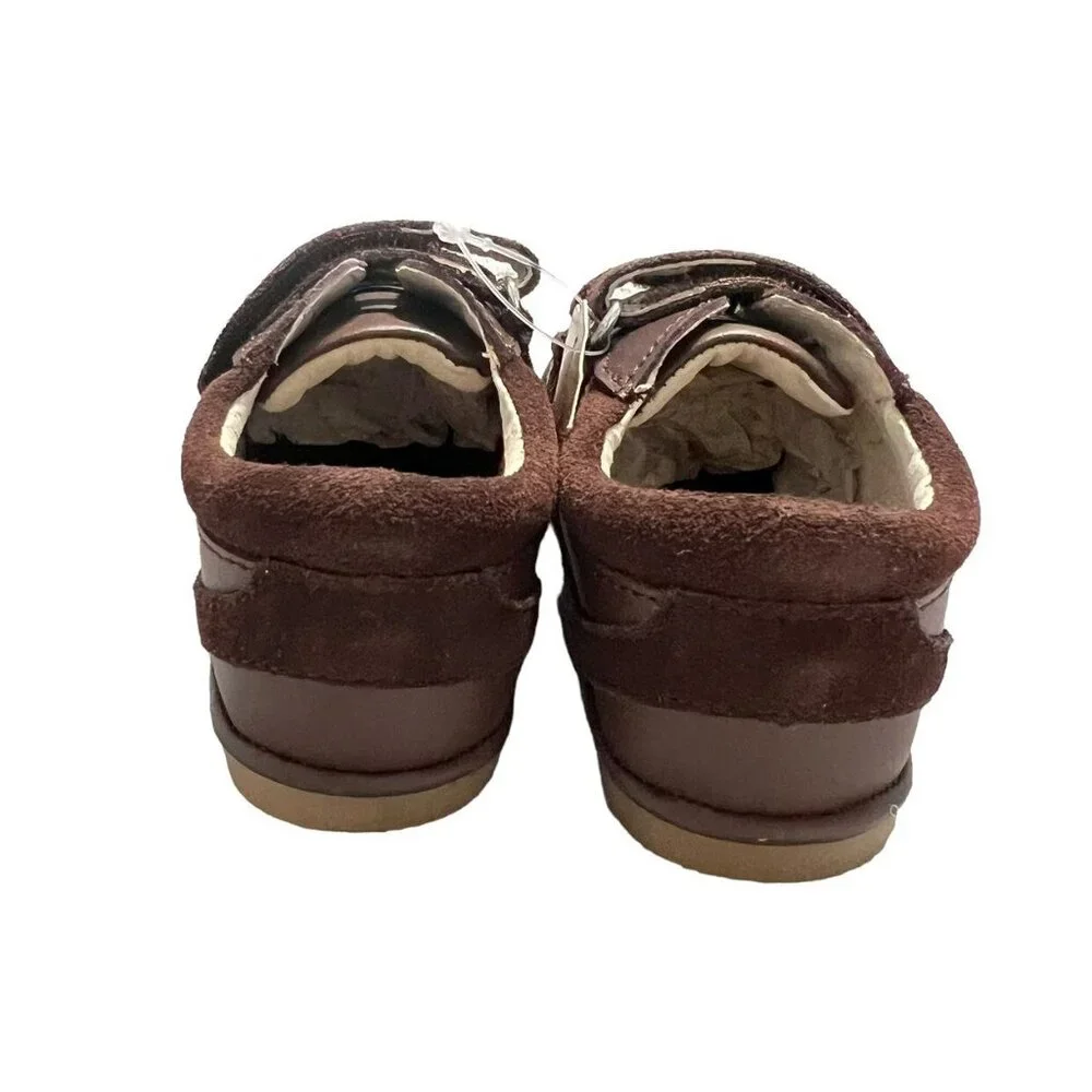 NEW Angel Baby By L'Amour Sz 5 Brown Leather Shoes